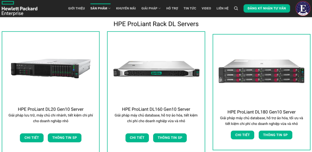 Đa dạng các dòng máy chủ HPE chất lượng cao tại Elite