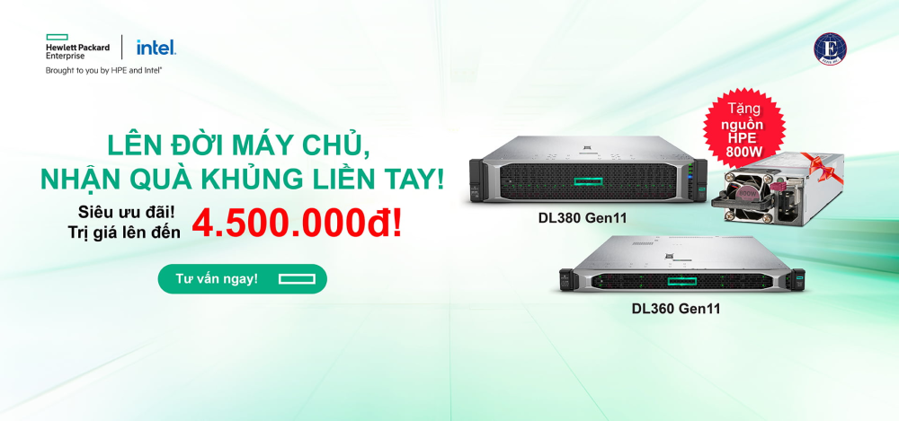Đa dạng các dòng máy chủ HPE chất lượng cao tại Elite