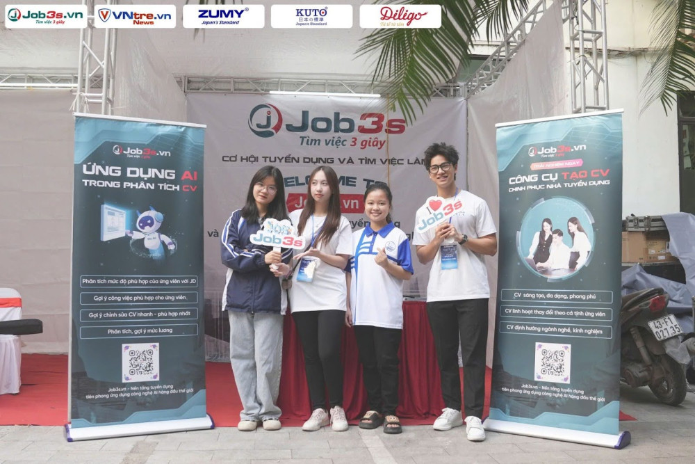 Nền tảng tuyển dụng Job3s.vn tiên phong tích hợp 20 loại AI đồng hành cùng Ngày hội việc làm UEB Job Fair 2024