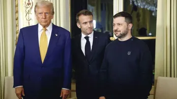 Lãnh đạo Pháp và Ukraine hội đàm kín với Tổng thống đắc cử Mỹ Donald Trump Lãnh đạo Pháp và Ukraine hội đàm kín với Tổng thống đắc cử Mỹ Donald Trump