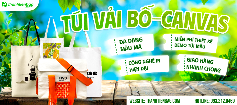 Thành Tiến Bag - Xưởng May Túi Vải Bố - Canvas Uy Tín, Chất Lượng TP. HCM & Hà Nội