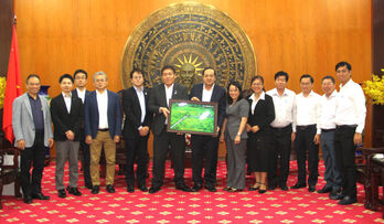 Vice Chairman of Long An Provincial People's Committee - Nguyen Minh Lam receives Hokuren Cooperative Federation (Japan)