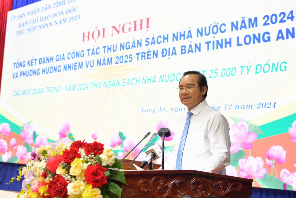 Long An's state budget revenue reaches 25,800 billion VND