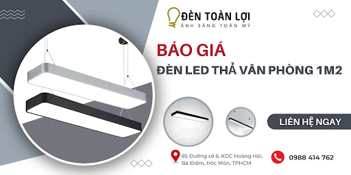 Báo giá đèn led thả văn phòng 1,2m mới, chi tiết năm 2025