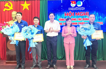 Cần Giuộc: Tổng kết công tác Đoàn - Hội và phong trào thanh thiếu nhi năm 2024