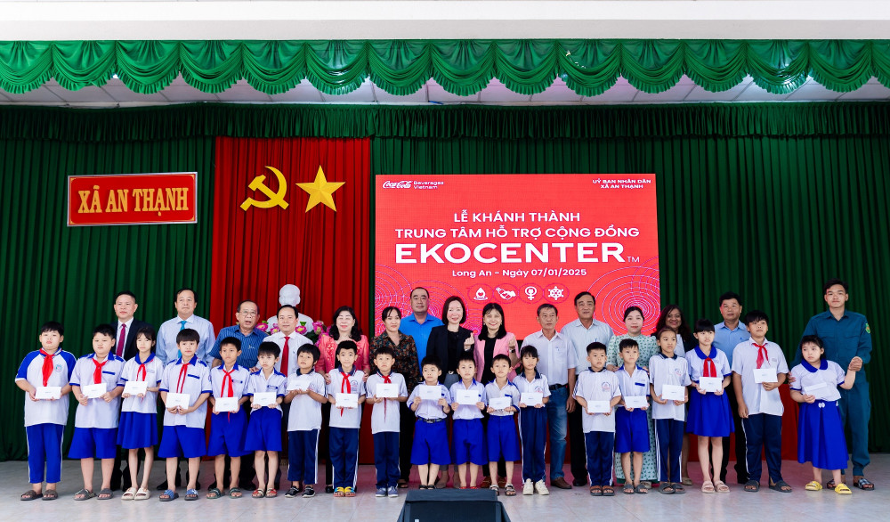 Công ty Coca-Cola Việt Nam khánh thành Trung tâm hỗ trợ cộng đồng EkoCenter mới tại tỉnh Long An