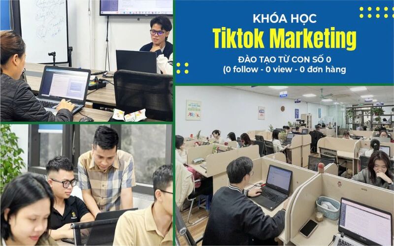 Khóa học Tiktok ads, Tiktok shop, Affilate thực chiến tại Công ty Agency Marketing Hà Nội