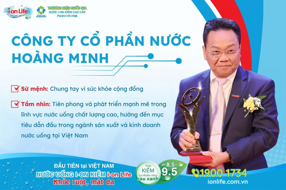 i-on Life: Tiên phong trong công nghệ sản xuất nước ion kiềm tại Việt Nam