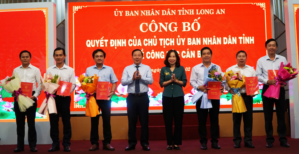 Long An: Công bố thành lập các cơ quan chuyên môn thuộc UBND tỉnh