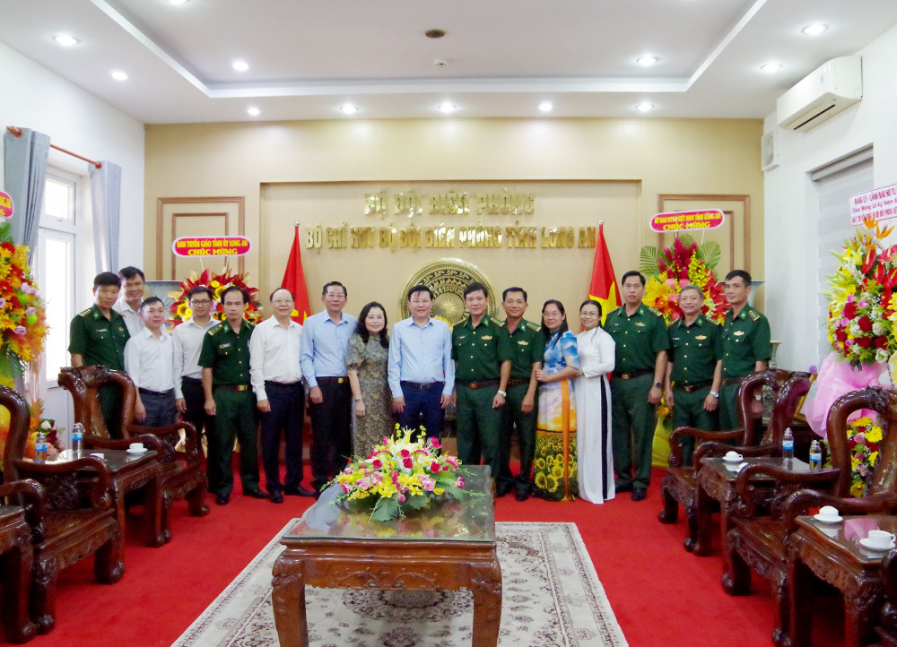 Phó Bí thư Thường trực Tỉnh ủy – Nguyễn Thanh Hải thăm, chúc mừng Bộ đội Biên phòng tỉnh