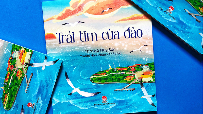 Nhà xuất bản Kim Đồng ra mắt tập thơ thiếu nhi Trái tim của đảo Ảnh minh họa