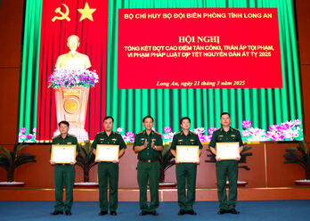 Bộ đội biên phòng tổng kết đợt cao điểm tấn công, trấn áp tội phạm, vi phạm pháp luật