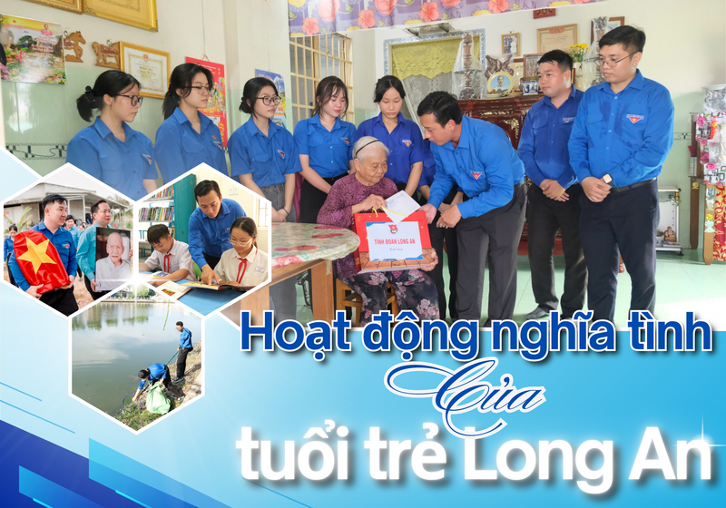 Hoạt động nghĩa tình của tuổi trẻ Long An