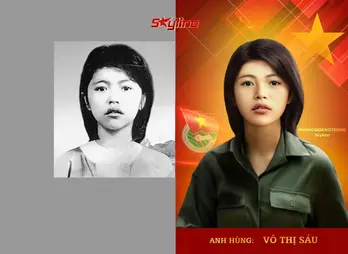 Công nghệ AI 'hồi sinh' hình ảnh những anh hùng thiếu niên của dân tộc