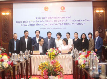 Long An và Vingroup chung tay kiến tạo tương lai xanh, bền vững
