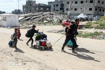 Người dân ở Dải Gaza ngày càng cạn kiệt thực phẩm, nước uống, nơi trú ẩn