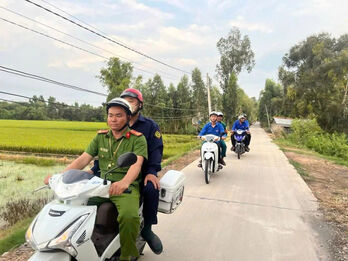 Đoàn viên, thanh niên tham gia bảo đảm an ninh, trật tự