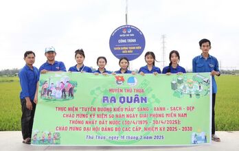 Dấu ấn tuổi trẻ qua công trình Tuyến đường thanh niên kiểu mẫu