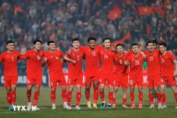 Vietnam moves up five notches in latest FIFA rankings