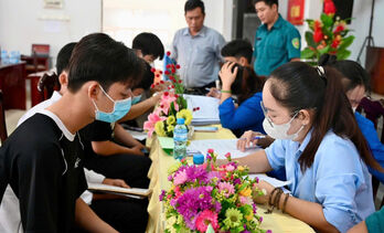 Bến Lức: Đăng ký nghĩa vụ quân sự lần đầu cho nam công dân đủ 17 tuổi