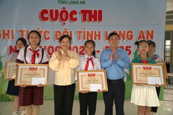 Gần 200 đội viên tham gia Cuộc thi Nghi thức Đội năm học 2024 - 2025