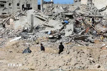 Phong trào Hamas tố lực lượng Israel phá hủy 90% nhà dân ở tỉnh Rafah