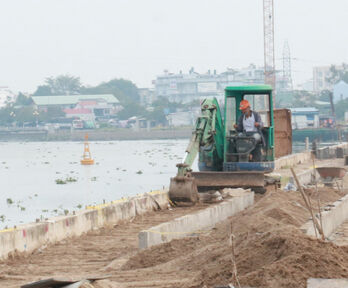 Long An's site clearance reaches 400 hectares