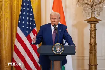 President Donald Trump suspends reciprocal tariffs with more than 75 countries for 90 days