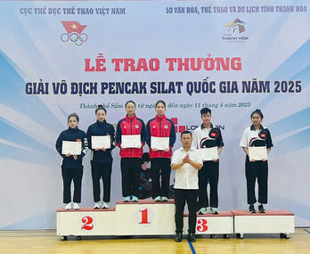 Pencak Silat Long An giành 2 Huy chương Đồng vô địch quốc gia