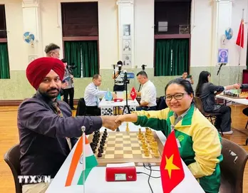 Vietnamese chess star attends SJC Cup 2025