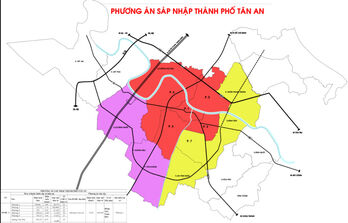 Tan An City to be divided into 3 administrative units