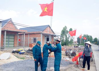 Tháng tư trên Chốt dân quân biên giới Mỹ Bình