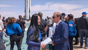 State President sends congratulatory letter to first woman of Vietnamese origin to fly into space