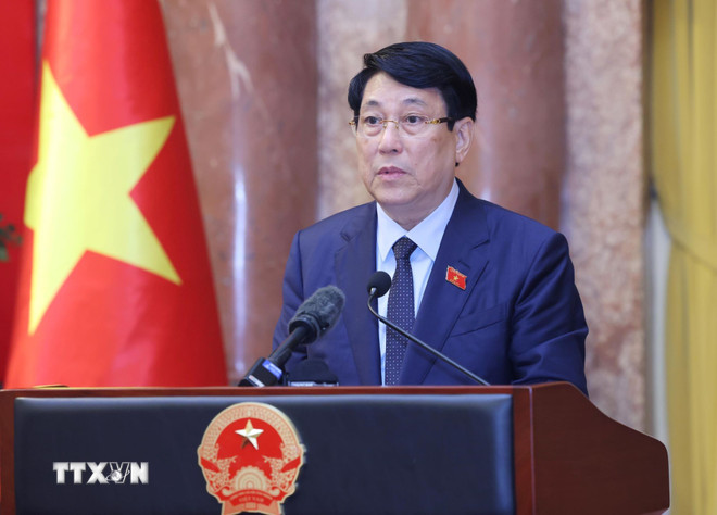 Chủ tịch nước Cộng hòa xã hội chủ nghĩa Việt Nam Lương Cường. (Ảnh: TTXVN)