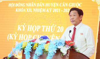 HĐND huyện Cần Giuộc tổ chức Kỳ họp lần thứ 20