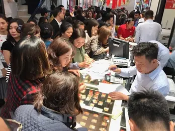 Giá vàng trong nước tăng 3 triệu đồng, lấy lại mức 117 triệu đồng mỗi lượng