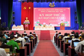 Kỳ họp thứ 24, HĐND tỉnh Long An thông qua 8 nghị quyết quan trọng