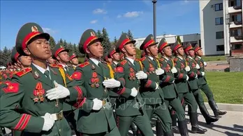 Vietnamese troops prepare for historic march at Russia’s Victory Day parade