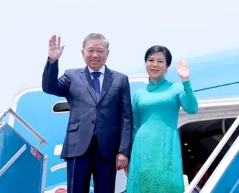 Tổng Bí thư Tô Lâm và Phu nhân lên đường thăm 4 nước bạn bè truyền thống của Việt Nam