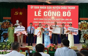 Bình Quới đón nhận danh hiệu xã đạt chuẩn nông thôn mới kiểu mẫu