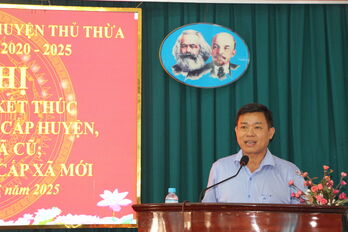 Thủ Thừa: Thống nhất Đề án thành lập 4 Đảng bộ cấp xã mới