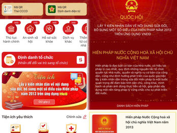 Long An: Tích cực góp ý sửa đổi Hiến pháp trên nền tảng VNeID
