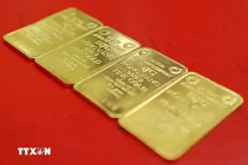 Giá vàng miếng SJC chiều 15/5 giảm 1,8 triệu đồng/lượng