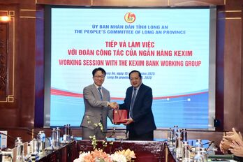 Lãnh đạo UBND tỉnh tiếp và làm việc với Đoàn công tác của Ngân hàng KEXIM