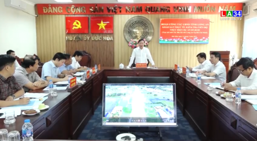 Chủ tịch UBND tỉnh - Nguyễn Văn Út Kiểm tra tiến độ thực hiện dự án Đường tỉnh 823D