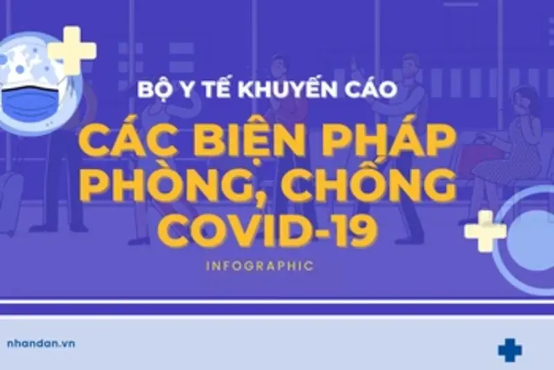 Bộ Y tế khuyến cáo các biện pháp phòng, chống Covid-19