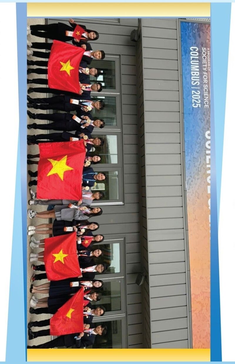 Học sinh Việt Nam giành nhiều giải tại Hội thi Khoa học kỹ thuật quốc tế 2025