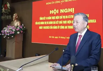 Tổng Bí thư: Bộ Công an là điểm sáng về sắp xếp bộ máy hiệu lực, hiệu quả