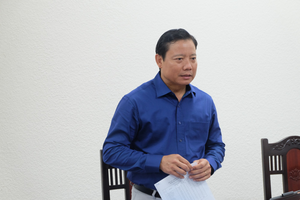 Phó Chủ tịch UBND tỉnh Long An - Phạm Tấn Hòa phát biểu chỉ đạo tại buổi làm việc