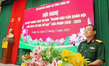 Khen thưởng 9 tập thể, 10 cá nhân thực hiện tốt Phong trào thi đua 'Ngành Hậu cần Quân đội làm theo lời Bác Hồ dạy'